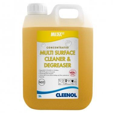 concentrated multisurface cleaner and degreaser