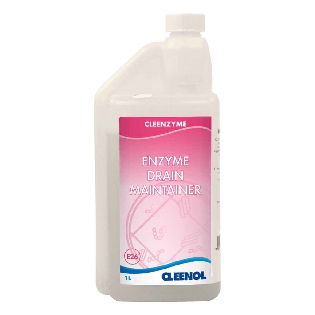 Cleenzyme Enzyme Drain Maintainer 3x1L Direct Janitorial Solutions Ltd