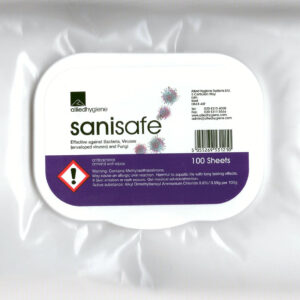 Sanisafe Coronavirus / Covid-19 Wipes - Antibacterial / Antiviral Wet Wipes - 100 per pack