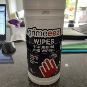 Grime-eez Max Rub & Scrub Wet Wipes - Tub of 80