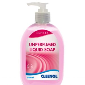 Pallet of Senses Unperfumed Liquid Soap 150 cases per pallet, 6 x 500ml per case