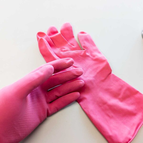 Red Natural Latex Gloves for Domestic and Industrial Use