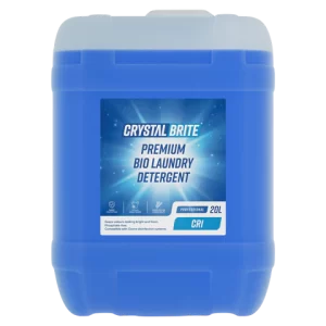 Crystalbrite Premium Bio Laundry Detergent, Highly Concentrated, Phosphate-Free, Biological Formula, Spotless Laundry, Stains, Roller-Ball, Auto-Dosing Equipment, Ozone Systems, Safe, Eco-Friendly, Clean Laundry, Concentrated Detergent, Laundry Solution, Pre-Washing, Pre-Soaking.
