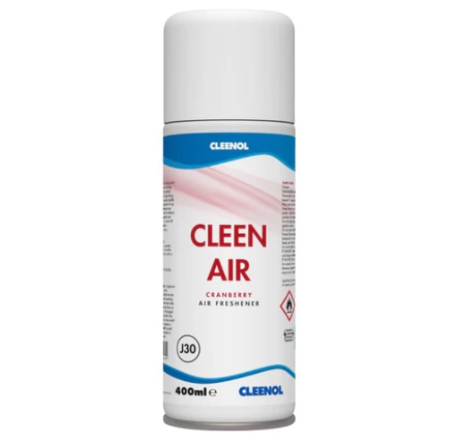 Get a fresh and inviting scent for your space with Cleenair Cranberry Aerosol. Ideal for hotel rooms, corridors, washrooms, and reception areas, this aerosol neutralizes tobacco smells and stale air with its soothing cranberry fragrance.