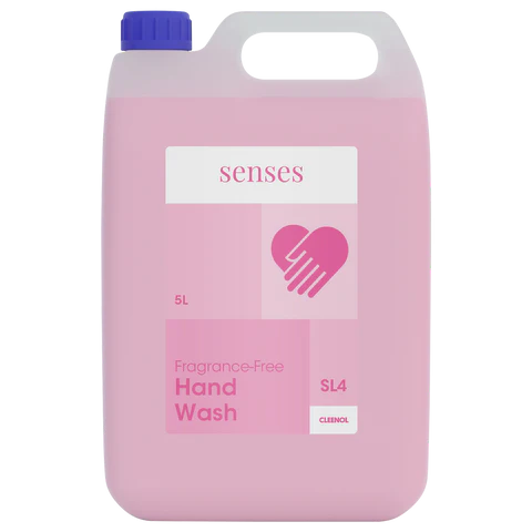 Stay clean and healthy with Senses Unperfumed Liquid Soap. This gentle and effective hand wash is unscented and pH-balanced, making it ideal for frequent use, especially in food processing areas.