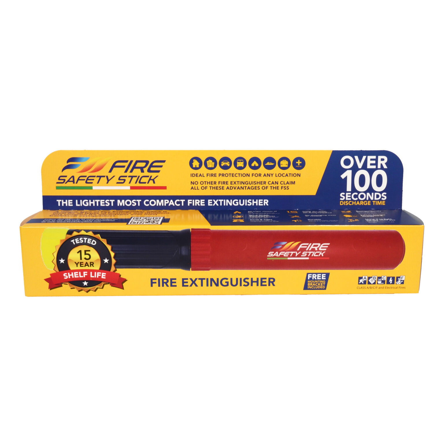 Fire Safety Stick FSS100 100 Second Discharge Time Fire