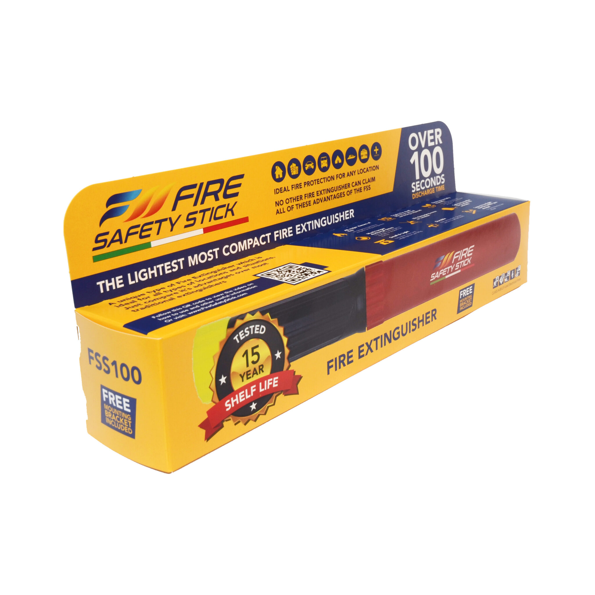 Fire Safety Stick FSS100 100 Second Discharge Time Fire