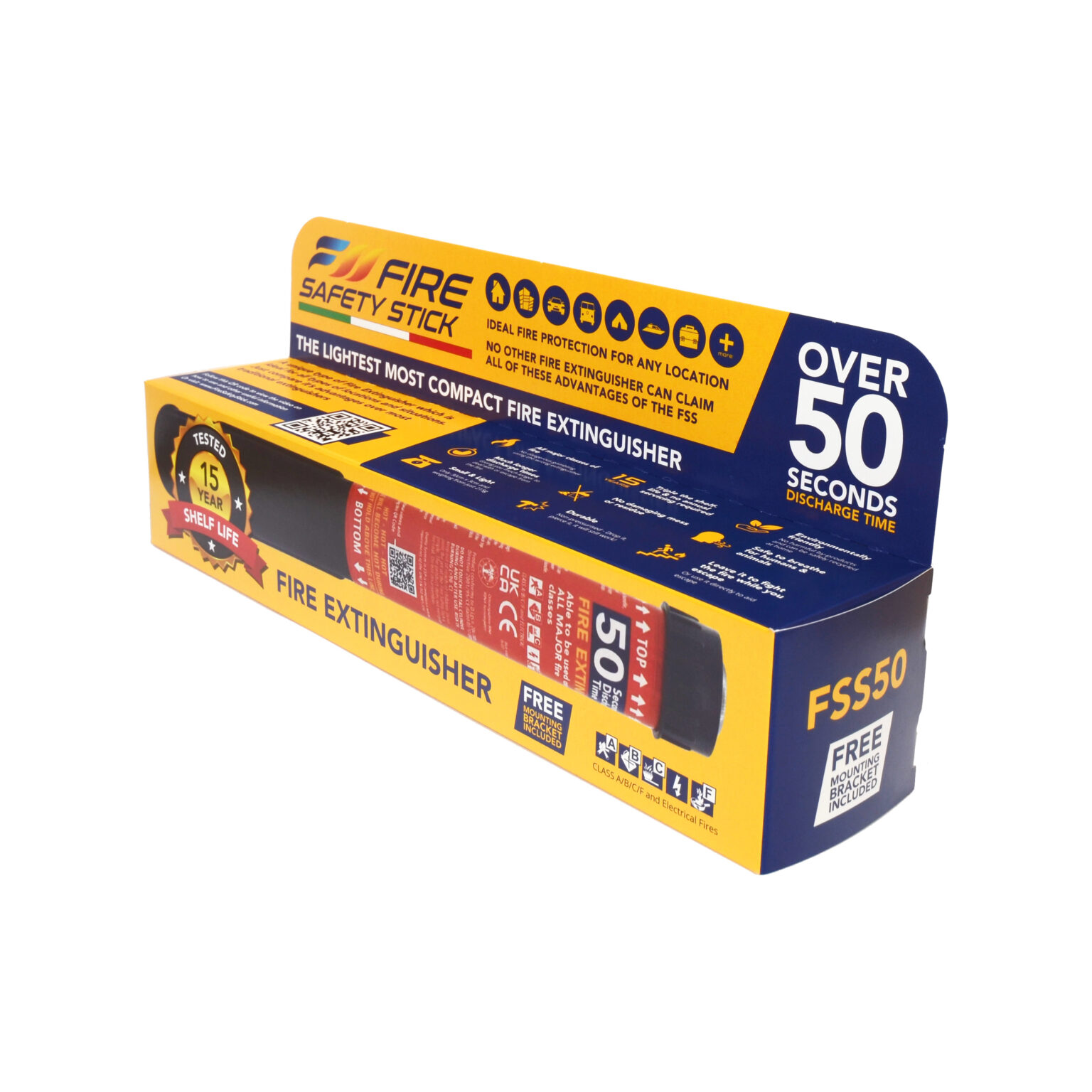 Fire Safety Stick FSS50 50 Second Discharge Time Fire Extinguisher