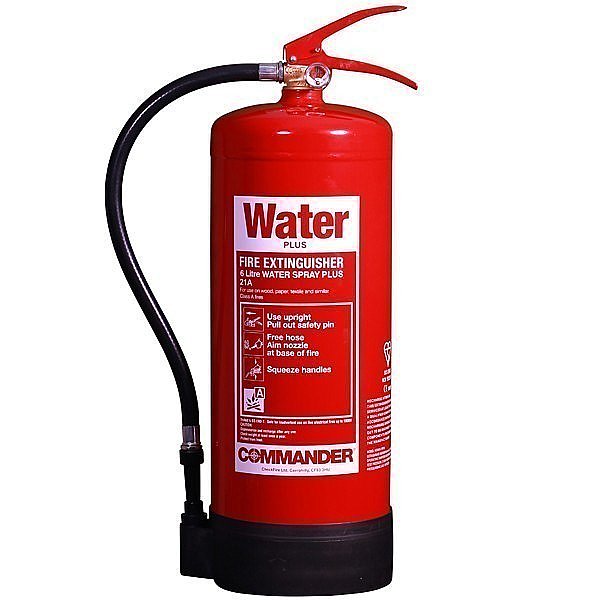 6 Litre Water Spray Fire Extinguisher