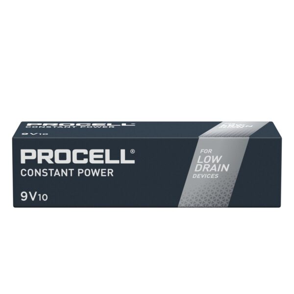Duracell Procell Constant Power PC1604 CON B10 - 9V PP3 Alkaline 9V - Pack of 10
