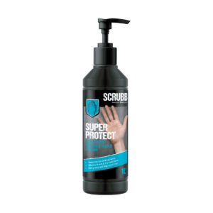 Scrubb Super Protect Pre-Work Barrier Hand Cream -6 x 1L Bottle with Pump Top