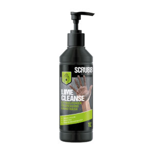 Scrubb Lime Cleanse Citrus Power Degreasing Hand Wash - Pack of 6 x 1L Bottle with Pump Top