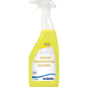 Get the job done with Lift Multipurpose Cleaner Lemon. This powerful and versatile cleaning solution is designed for professional cleaners and can be used on a variety of surfaces, including floors, walls, ceramics, plastics, vinyl, marble, and stainless steel. With its lemon fragrance, this degreaser is perfect for cleaning commercial kitchens and eliminating heavy, water-insoluble soils.