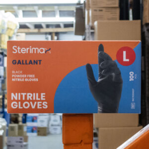 Experience superior protection and comfort with our Nitrile Black Powder Free Gloves. This pack of 100 gloves is crafted from high-quality nitrile, offering exceptional puncture and chemical resistance, ideal for various applications. Each glove is powder-free, reducing the risk of contamination and allergies. The textured surface ensures a secure grip, while the black color provides a professional look. These gloves are ambidextrous, with a beaded cuff for easy donning and removal, and are durable enough for extended use. Perfect for medical environments, cleaning tasks, food handling, and more.