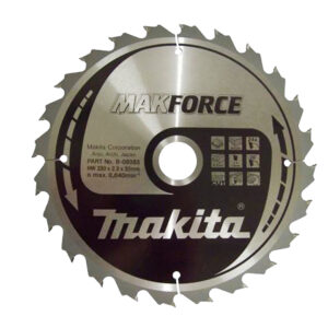 Circular saw blade, Makforce T.C.T, 230 x 30 mm, 24 T