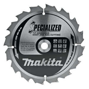 Circular saw blade, Specialized T.C.T, 185 x 15,88 mm, 16 T