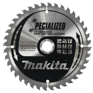 Circular saw blade, Specialized T.C.T, 165 x 20 mm, 40 T