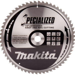 Circular saw blade, Specialized T.C.T, 355 x 30 mm, 60 T