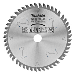 Circular saw blade, Specialized T.C.T, 165 x 20 mm, 48 T