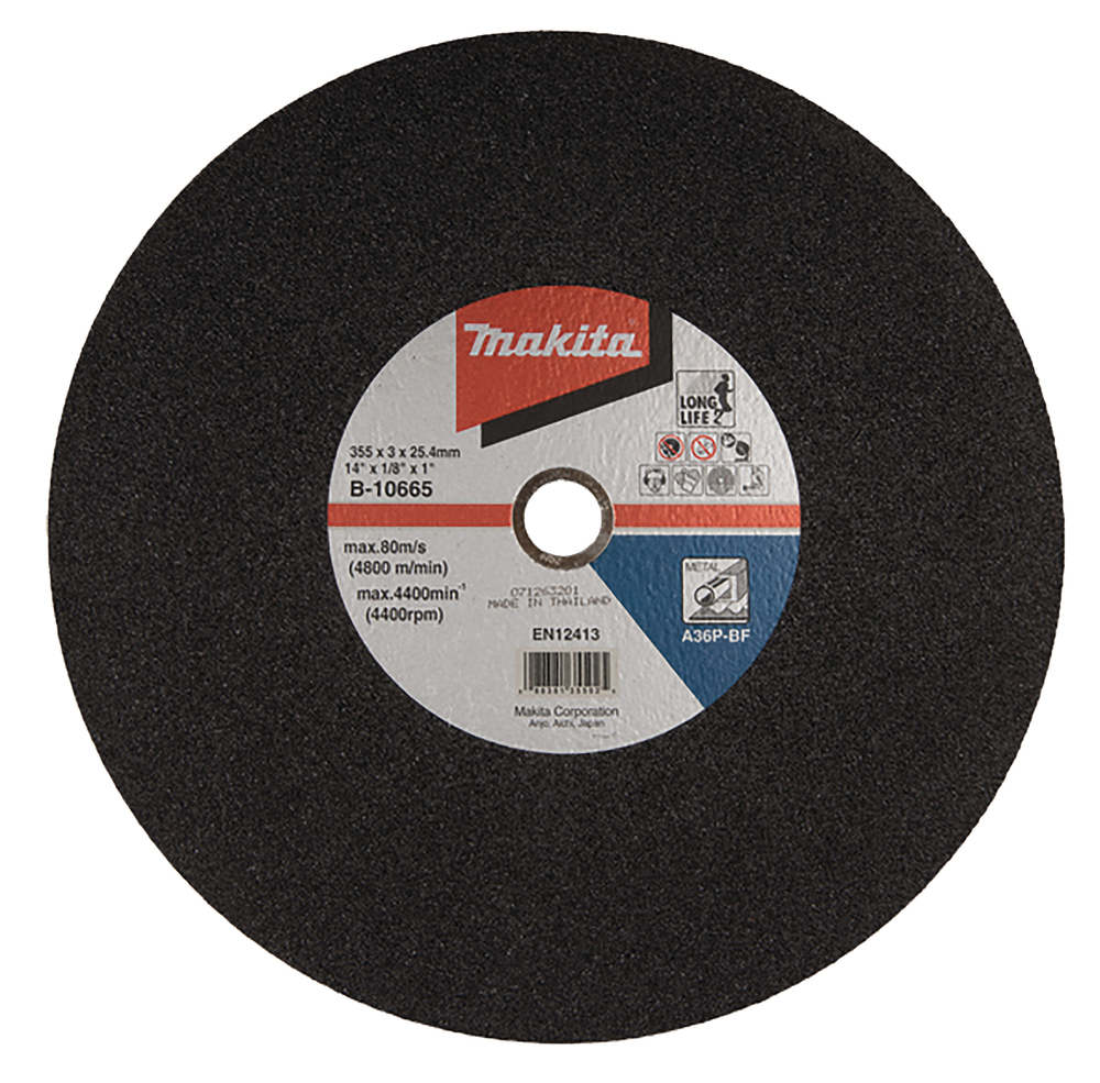 Cutting disc 355 x 3 x 25,4 mm, 5 pcs