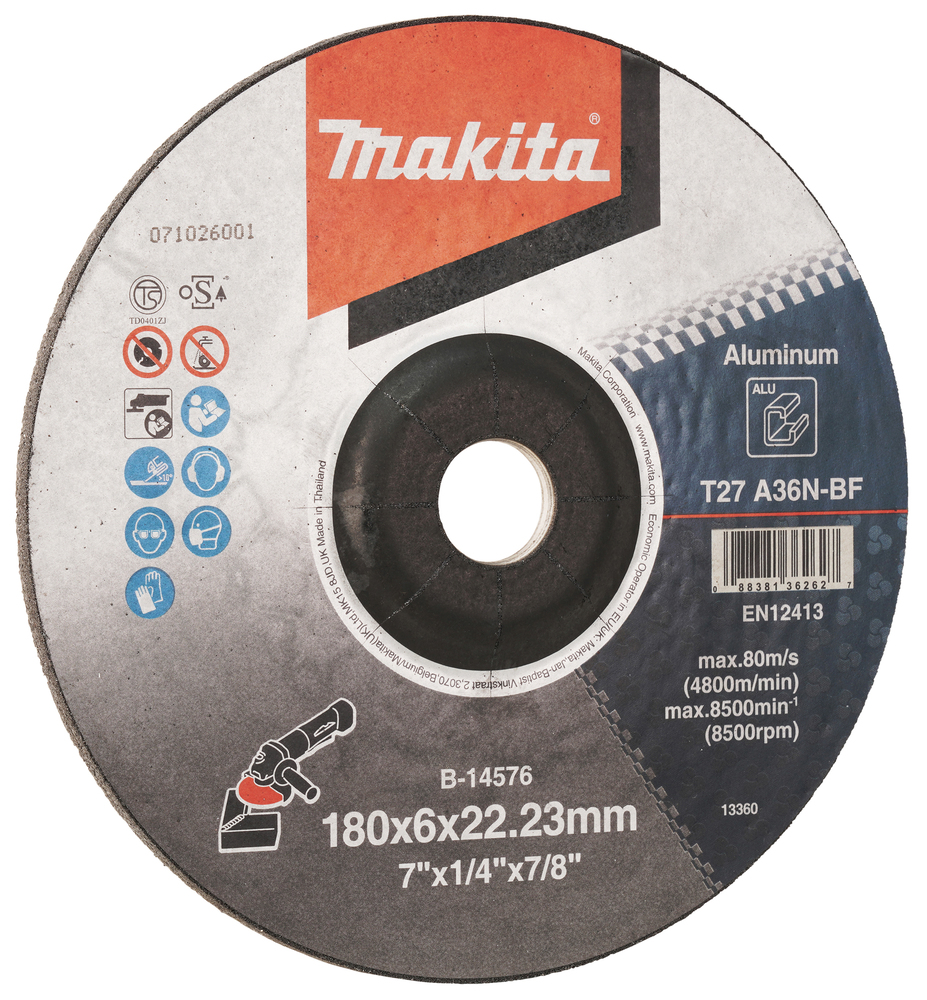 Grinding Wheel 180 x 6 mm, A36N - Image 5