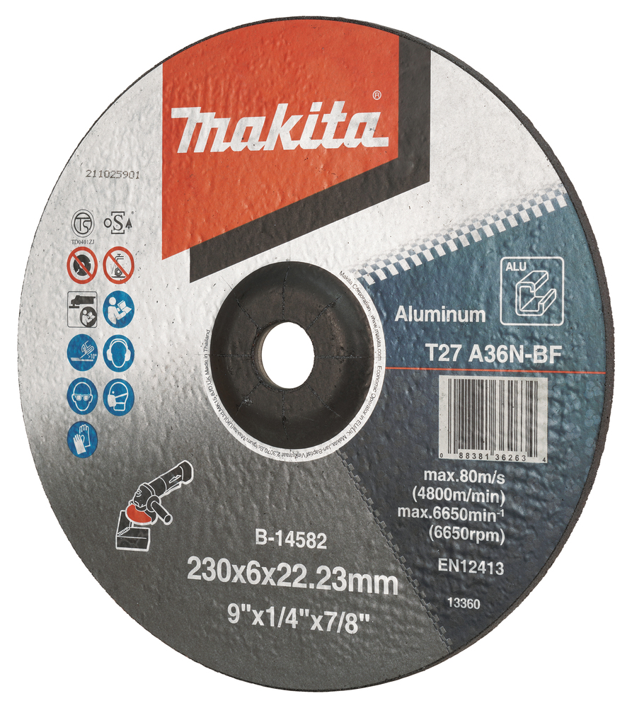 Grinding wheel 230 x 6 mm, A36N - Image 3