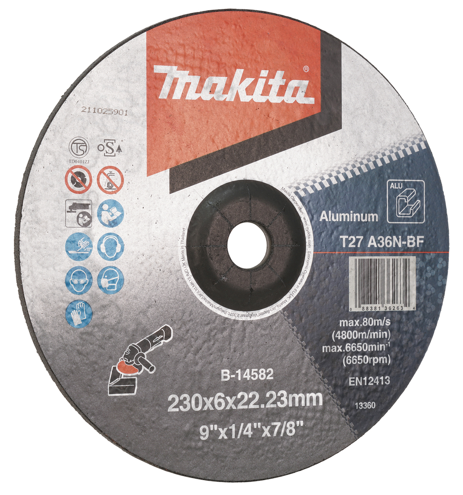 Grinding wheel 230 x 6 mm, A36N - Image 5
