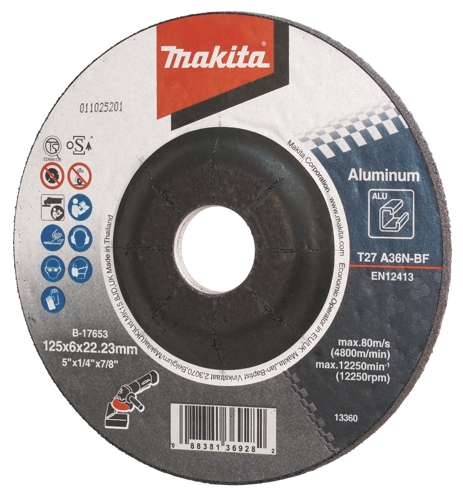 Grinding wheel 125 x 6 mm, A36N