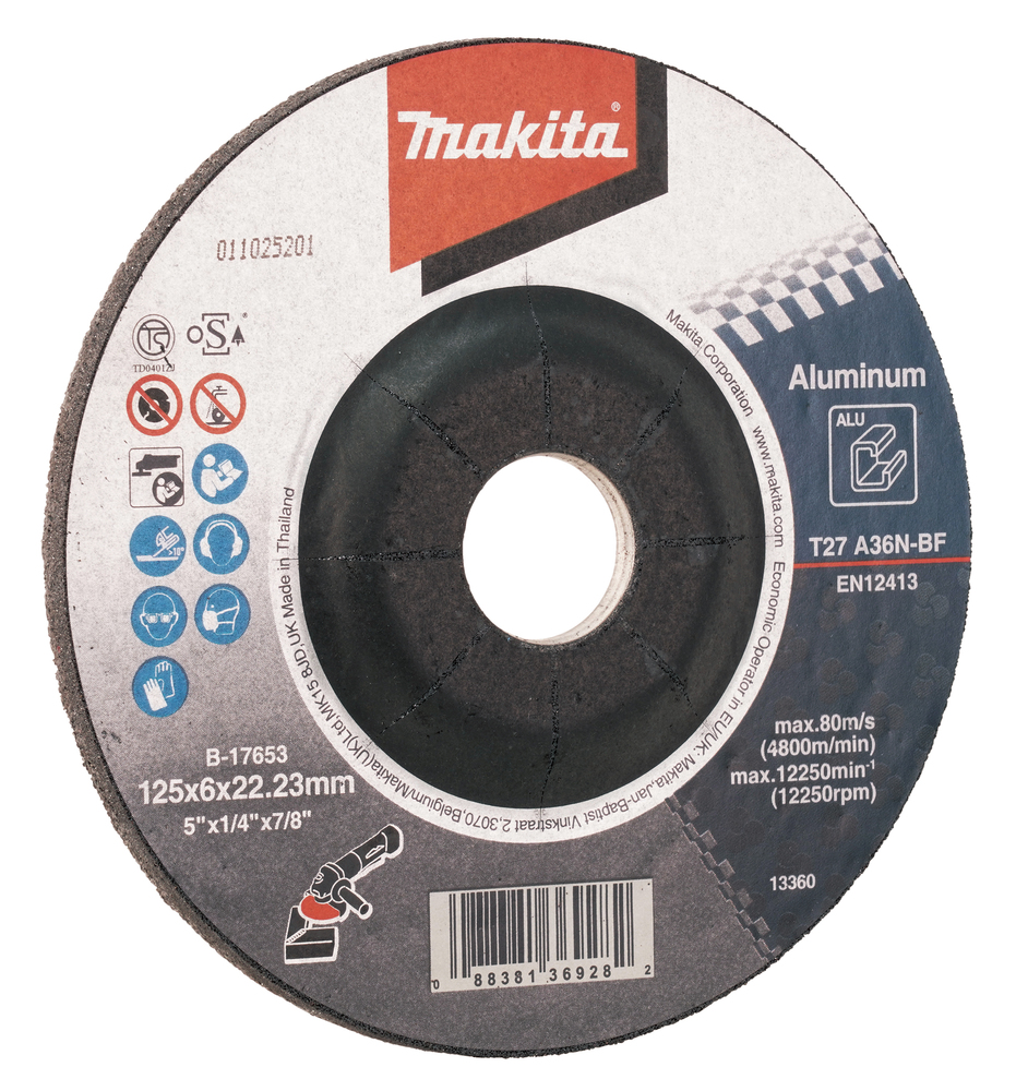 Grinding wheel 125 x 6 mm, A36N - Image 5