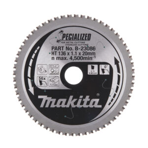T.C.T. Circular Saw Blade 136 x 20 mm, 56 T