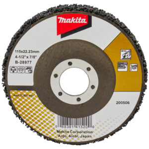 Strip Disc 115 mm Fiberglass Backing, Black