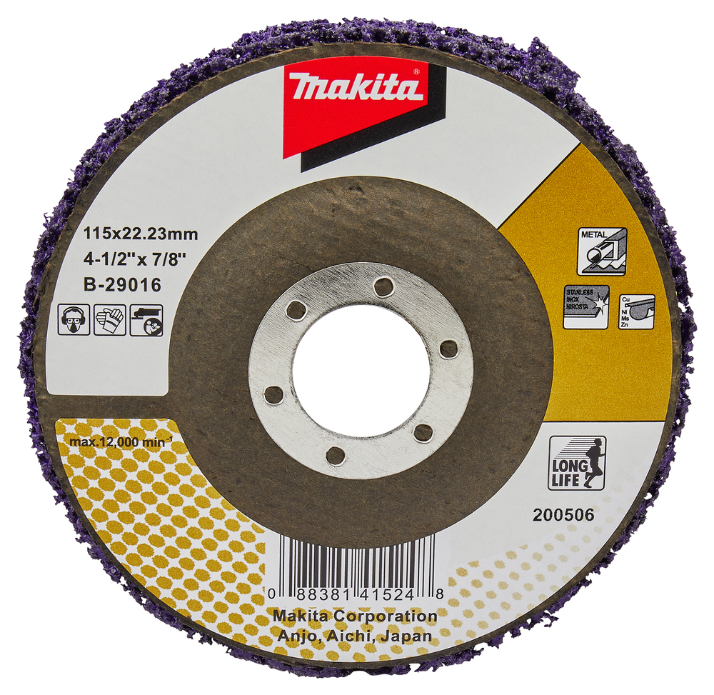 Strip Disc 115 mm Fiberglass Backing, Purple