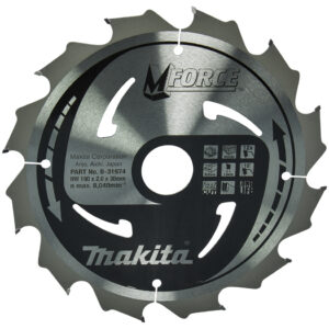 Circular Saw Blade, M-Force T.C.T, 190 x 30 mm, 12 T