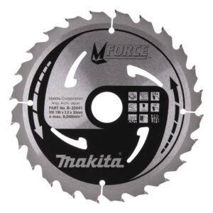 Circular Saw Blade, M-Force T.C.T, 190 x 30mm, 24T