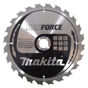 Circular saw blade, Makforce T.C.T, 270 x 30 mm, 24 T