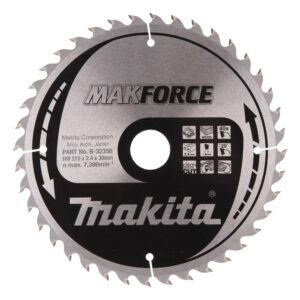 Circular Saw Blade, Makforce T.C.T, 210 x 30 mm, 40 T