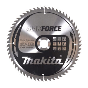 Circular saw blade, Makforce T.C.T, 270 x 30 mm, 60 T
