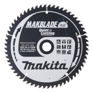 Circular Saw Blade, MakBlade Plus, TCT, 190x20mm, 60T