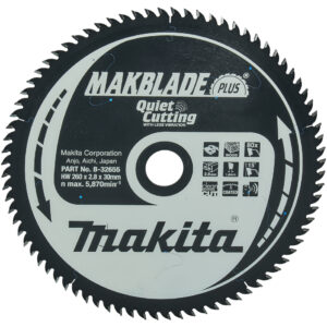 Circular Saw Blade, MakBlade Plus T.C.T, 260 x 30 mm, 80 T