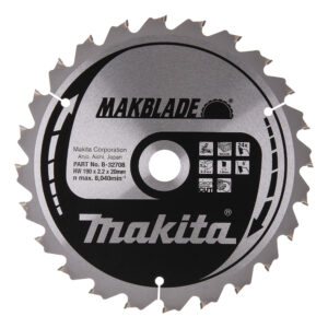 Circular Saw Blade, Makblade, TCT, 190x20mm, 24T