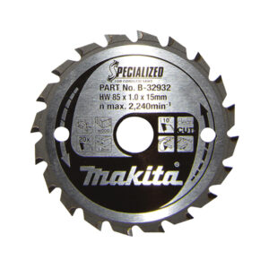Circular Saw Blade, Specialized T.C.T, 85 x 15 mm, 20 T
