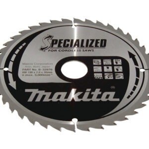Circular Saw Blade, Specialized, TCT, 190x30mm, 40T