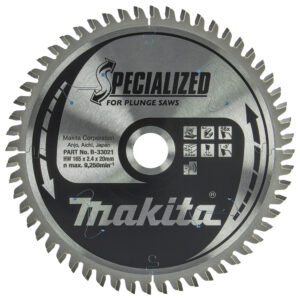 Circular Saw Blade, Specialized T.C.T, 20 x 165mm, 56T