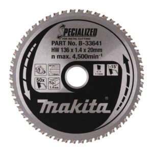Circular Saw Blade, Specialized, T.C.T, 136x20mm, 50T
