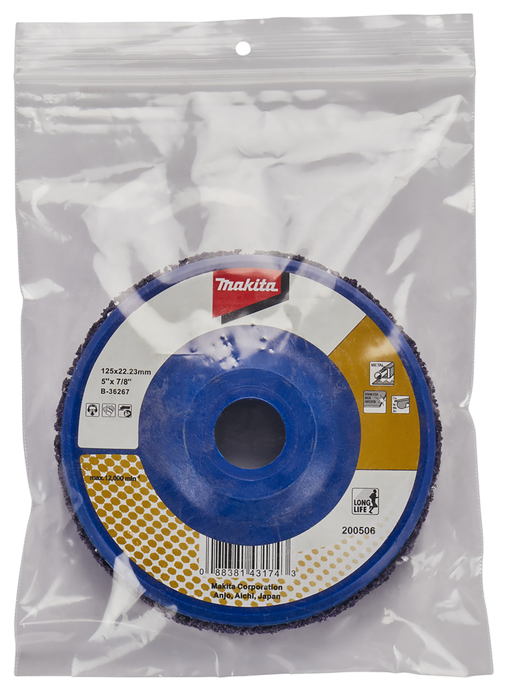 Strip Disc 125 mm Nylon Backing, Purple - Image 3