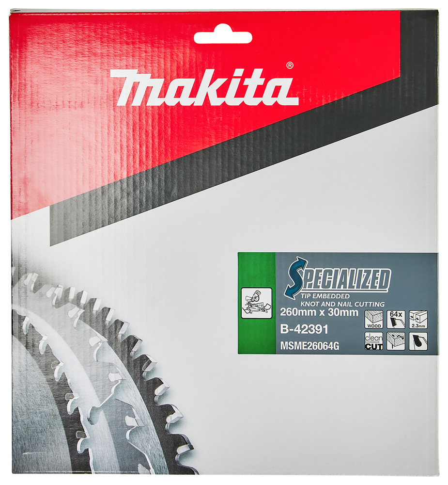 Circular Saw Blade, Specialized T.C.T, 260 x 30 mm, 64 T - Image 3