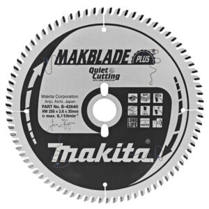 Circular saw blade, MakBlade+ T.C.T, 250 x 30 mm, 80 T