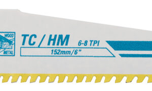 Reciprosaw Blade 152 x 1.25 mm