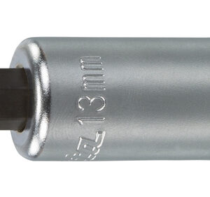 Hollow socket 1/4", 13 x 75 mm