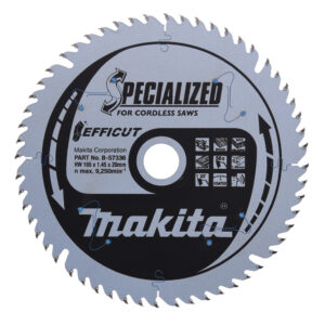 Circular saw blade, Efficut T.C.T, 165 x 20 mm, 56 T